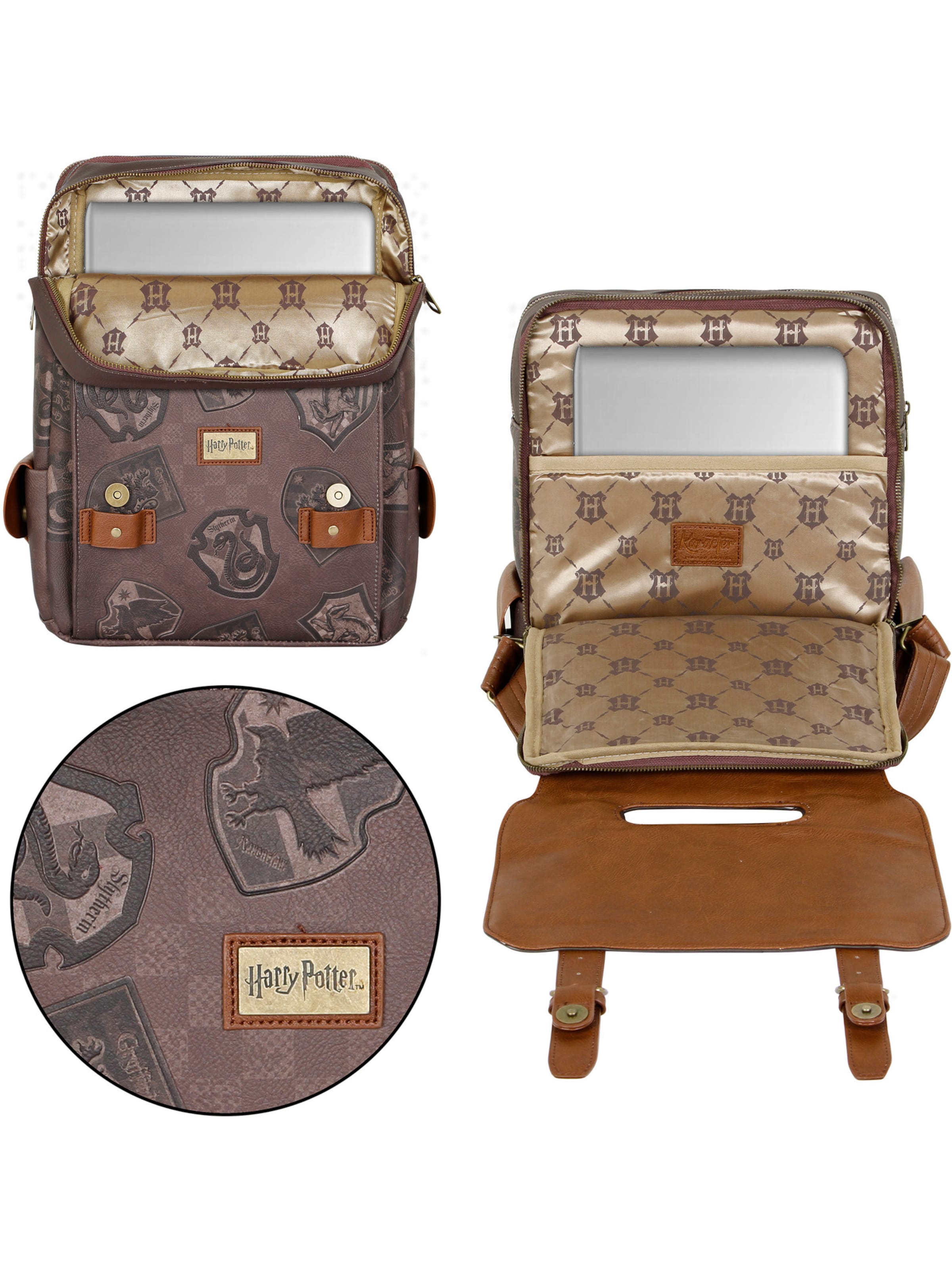 Zaino 'Harry Potter Pride-Tale' di Warner Bros. in marrone