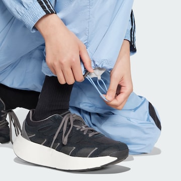 Wide Leg Pantalon 'Teamgeist Adicolor' ADIDAS ORIGINALS en bleu