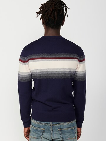 Pull-over KOROSHI en bleu