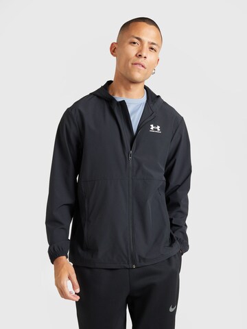 Giacca sportiva 'Vibe' di UNDER ARMOUR in nero: frontale