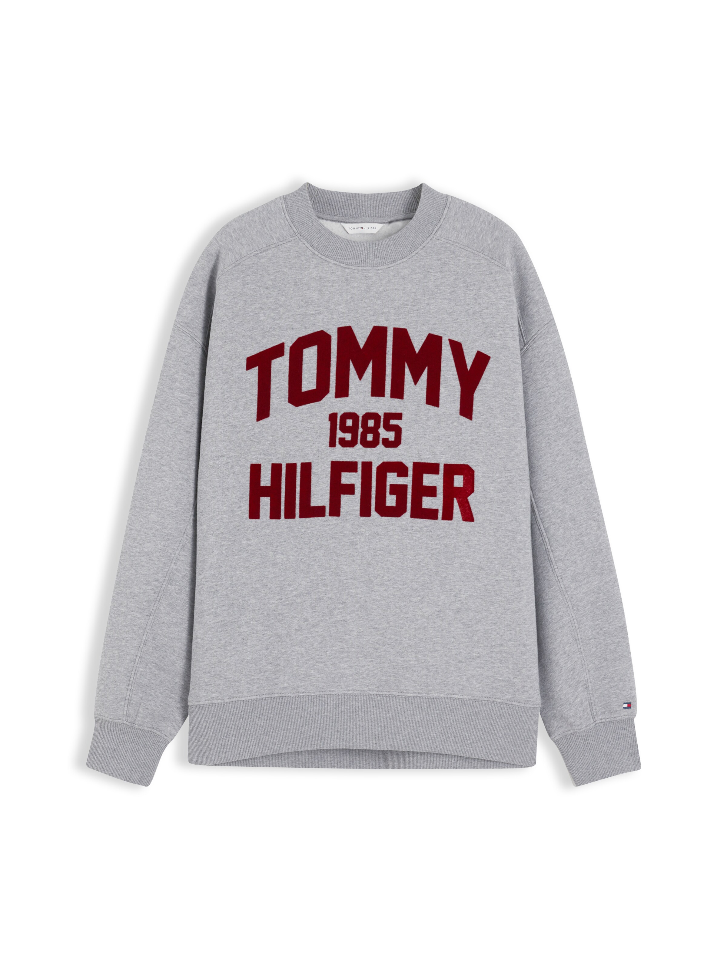 TOMMY HILFIGER Sweatshirt 'Varsity' in Grau: Vorderseite