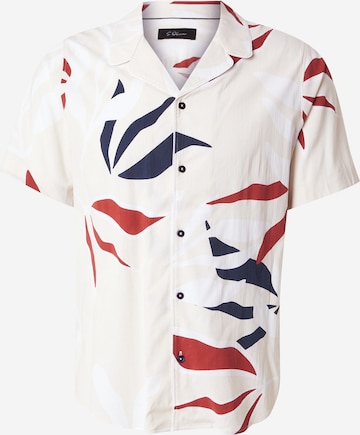 Coupe regular Chemise s.Oliver BLACK LABEL en beige : devant