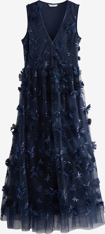 Next - Vestido de gala en azul: frente