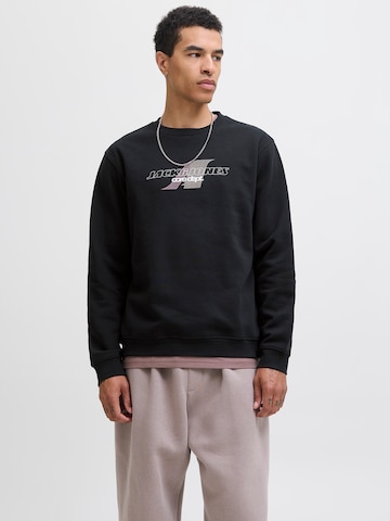 Felpa 'JCOTIER' di JACK & JONES in nero: frontale