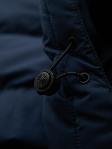 Ombre Winterjas 'OM-JAHP-0304' in Blauw