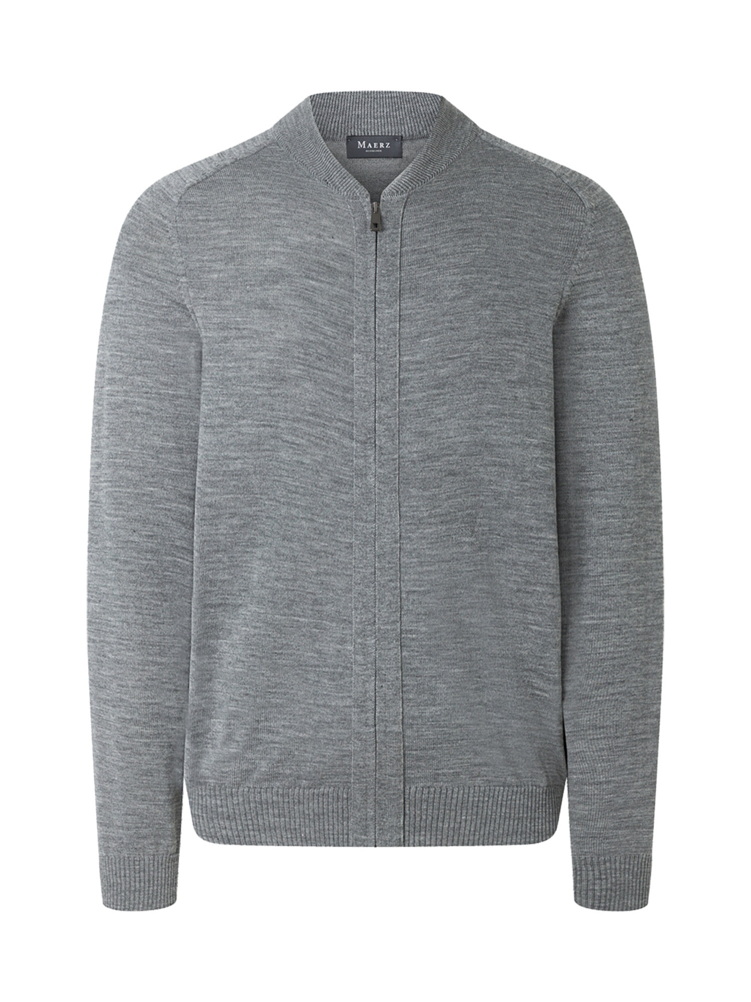 MAERZ Muenchen Knit cardigan in Grey: front