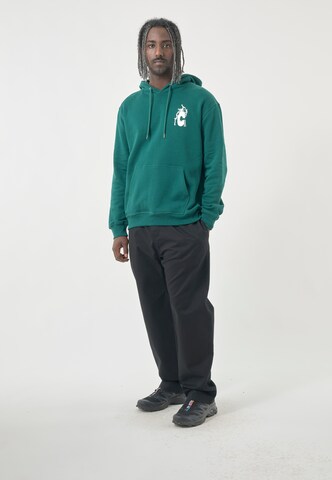 Cleptomanicx Sweatshirt 'Collective' in Green