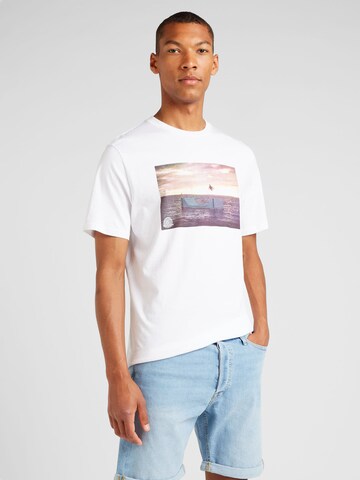 Volcom - Camiseta en blanco: frente