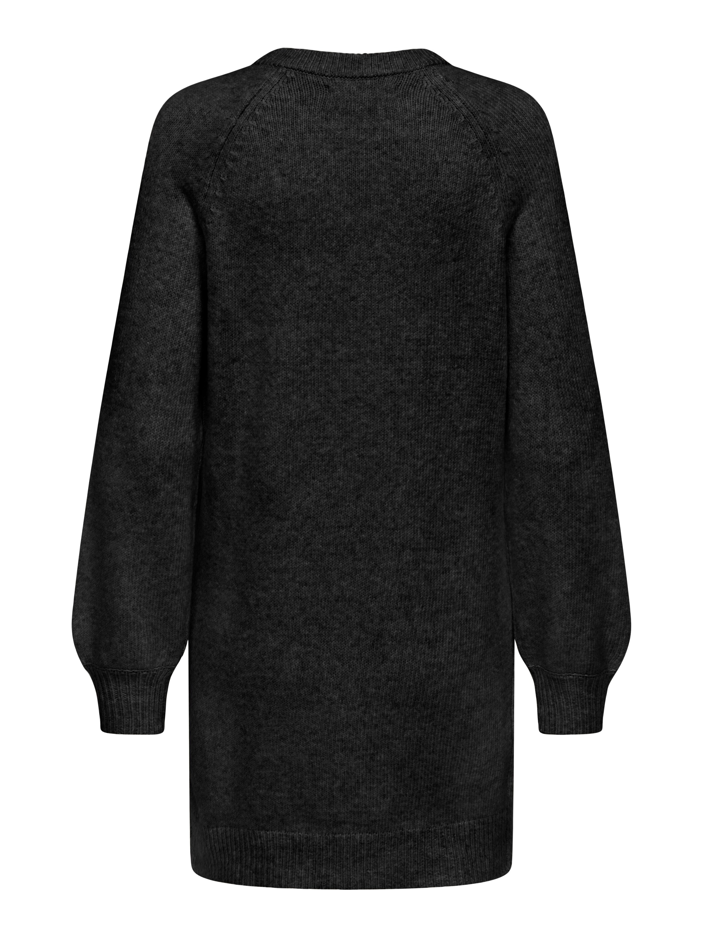 ONLY Strickkleid in Schwarz