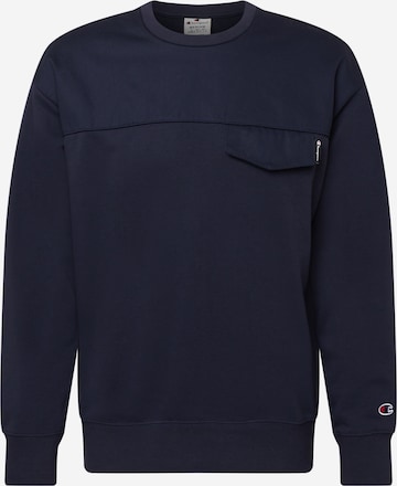 Champion Authentic Athletic Apparel Sweatshirt in Blue: front