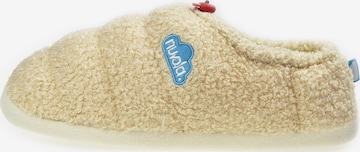Nuvola. Hausschuh 'Classic Sheep' in Beige: Vorderseite