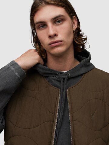 AllSaints Weste in Braun