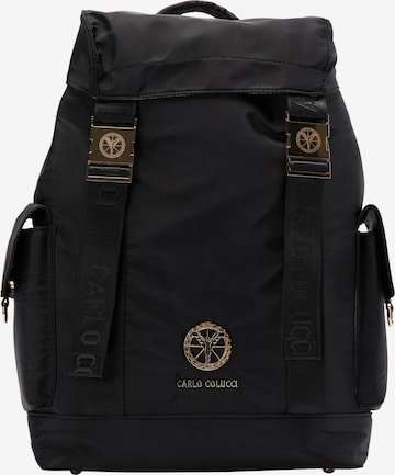 Carlo Colucci Backpack ' Cotini ' in Black: front