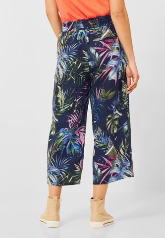 CECIL Wide leg Broek in Blauw