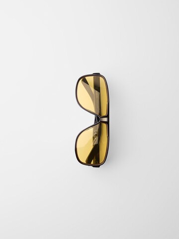 Bershka Slnečné okuliare - Žltá