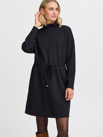 Fransa - Vestido 'Rosa 2' en negro: frente