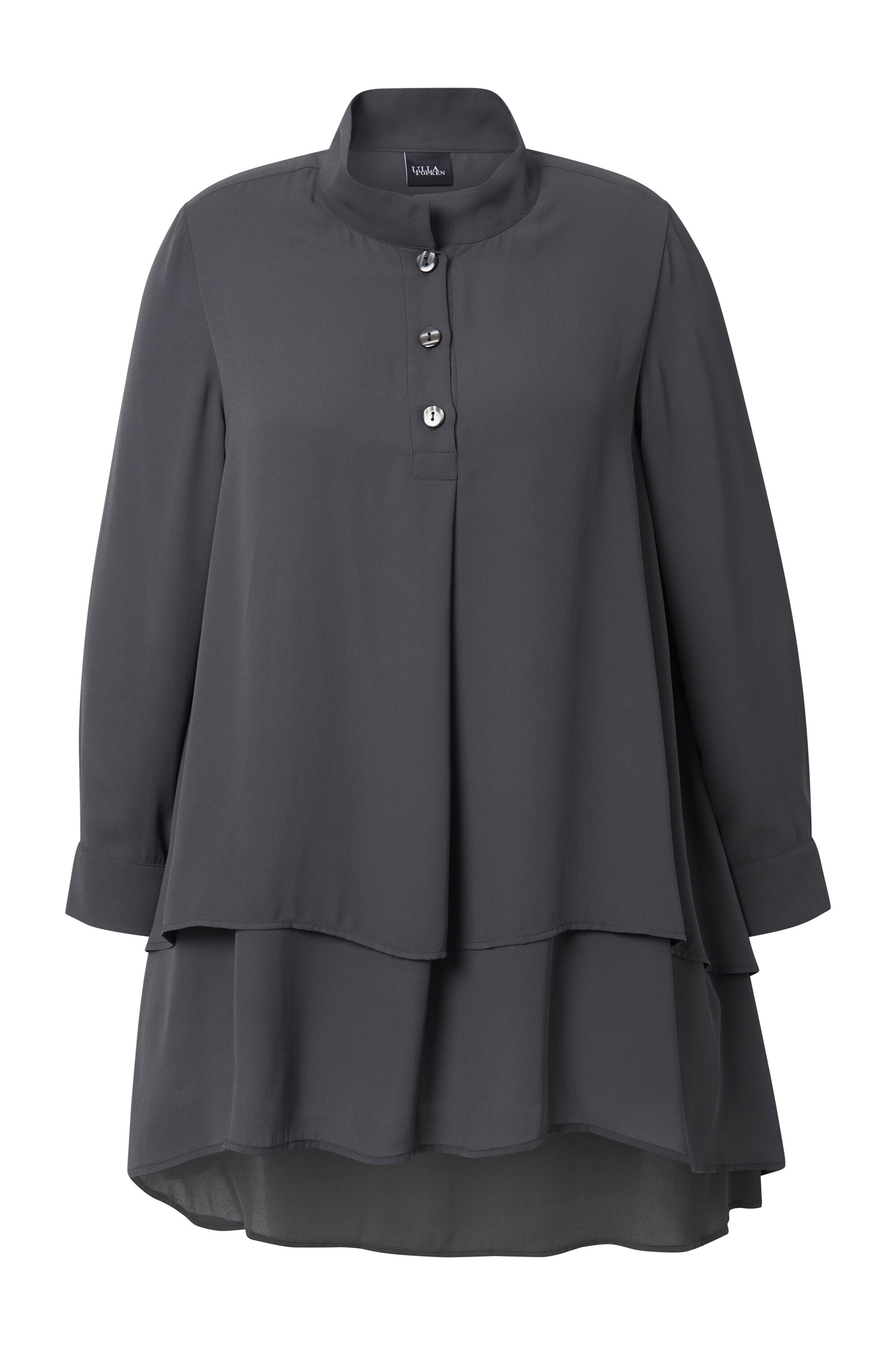 Ulla Popken Tunika in Grau: Vorderseite