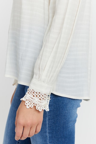 PULZ Jeans Blouse 'CANNY' in White