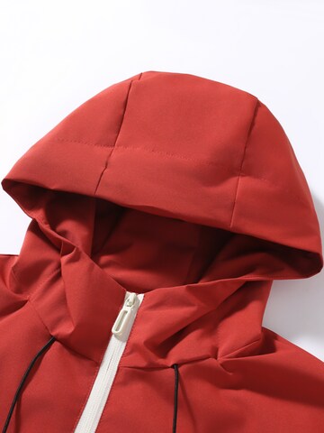 YOUTHUP Athletic Jacket 'Kombi' in Red