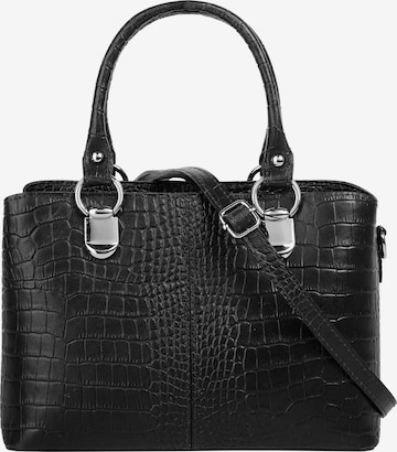 Cluty Crossbody Bag in Black: front