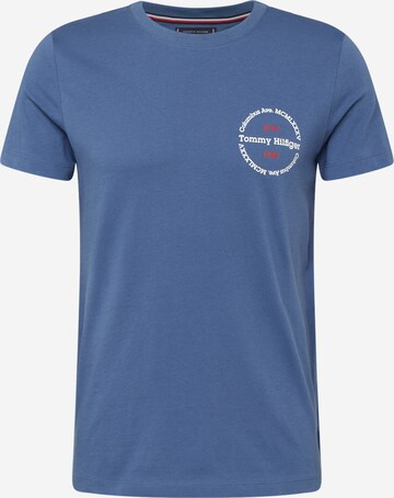 T-Shirt TOMMY HILFIGER en bleu : devant