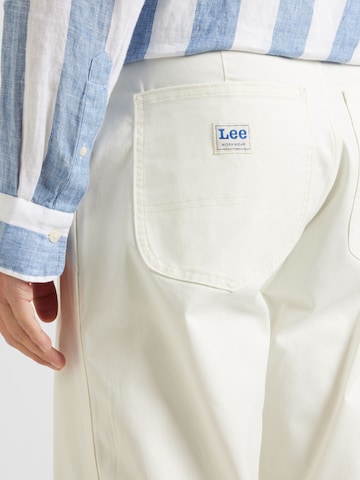 Regular Pantalon à pince Lee en blanc