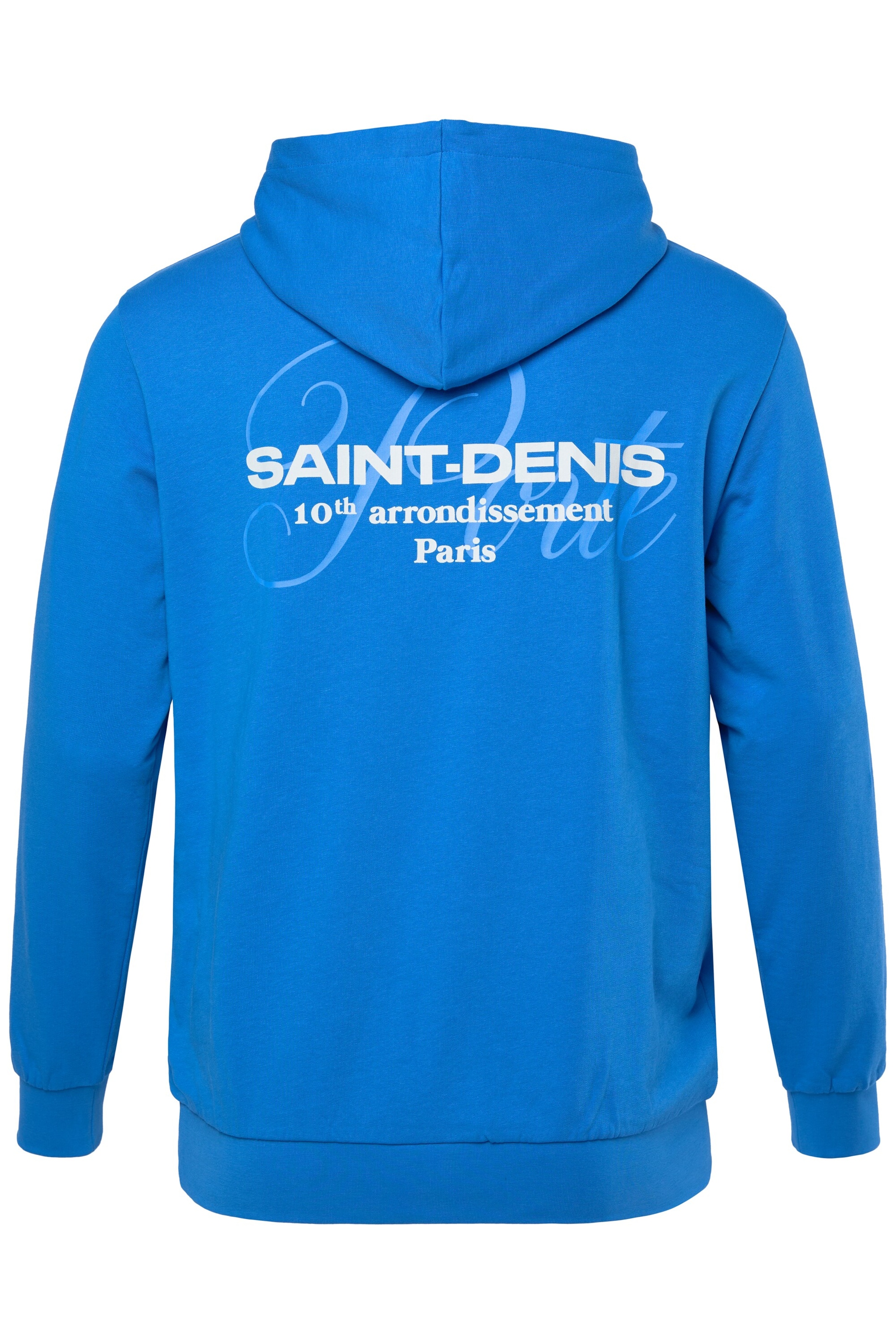 Men Plus Sweatshirt in Blauw