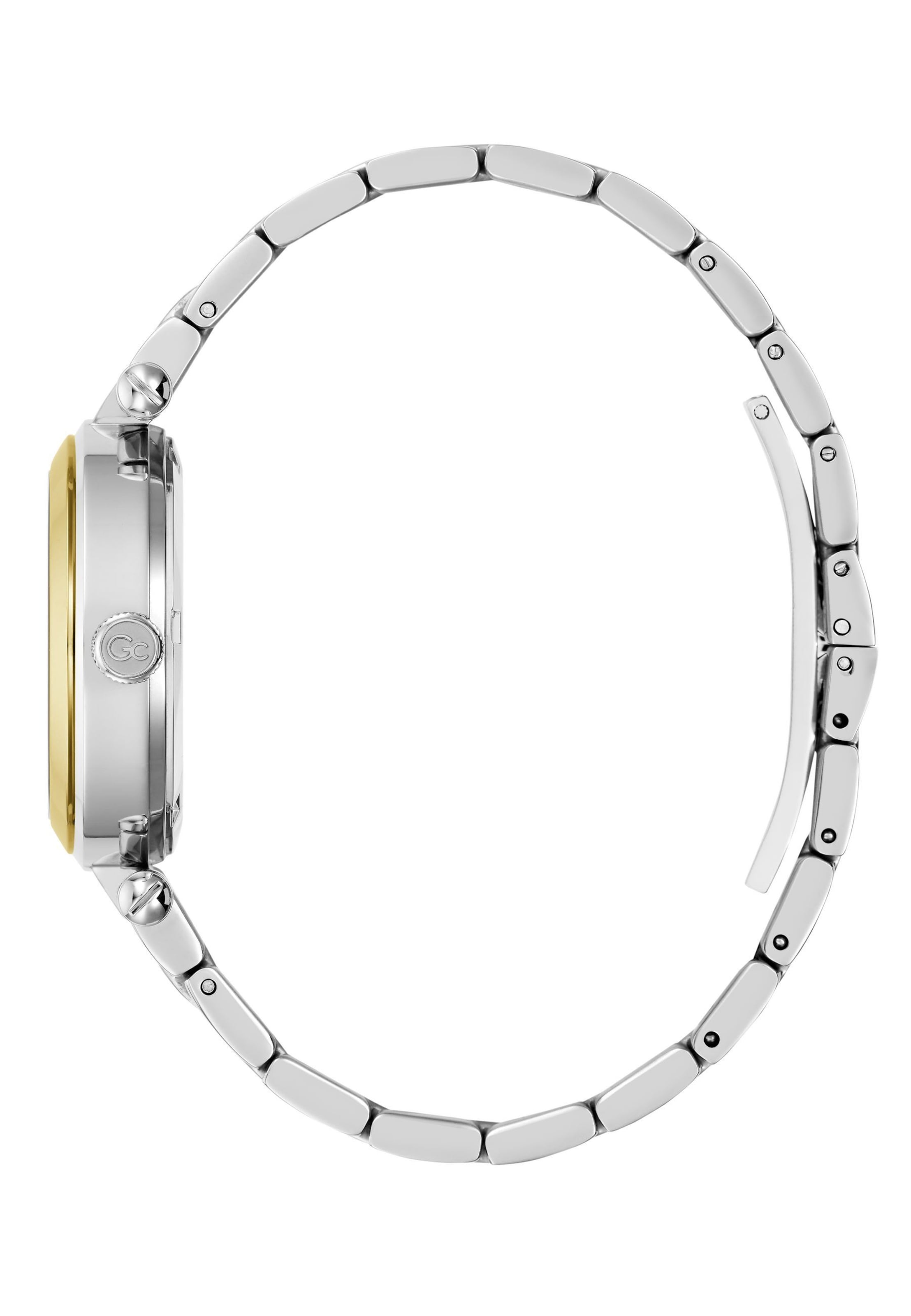 Gc Analoguhr in Silber