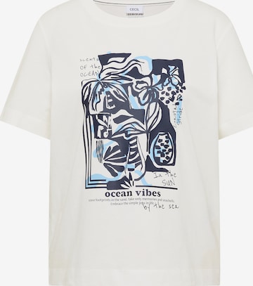 CECIL T-Shirt in Weiß: Vorderseite