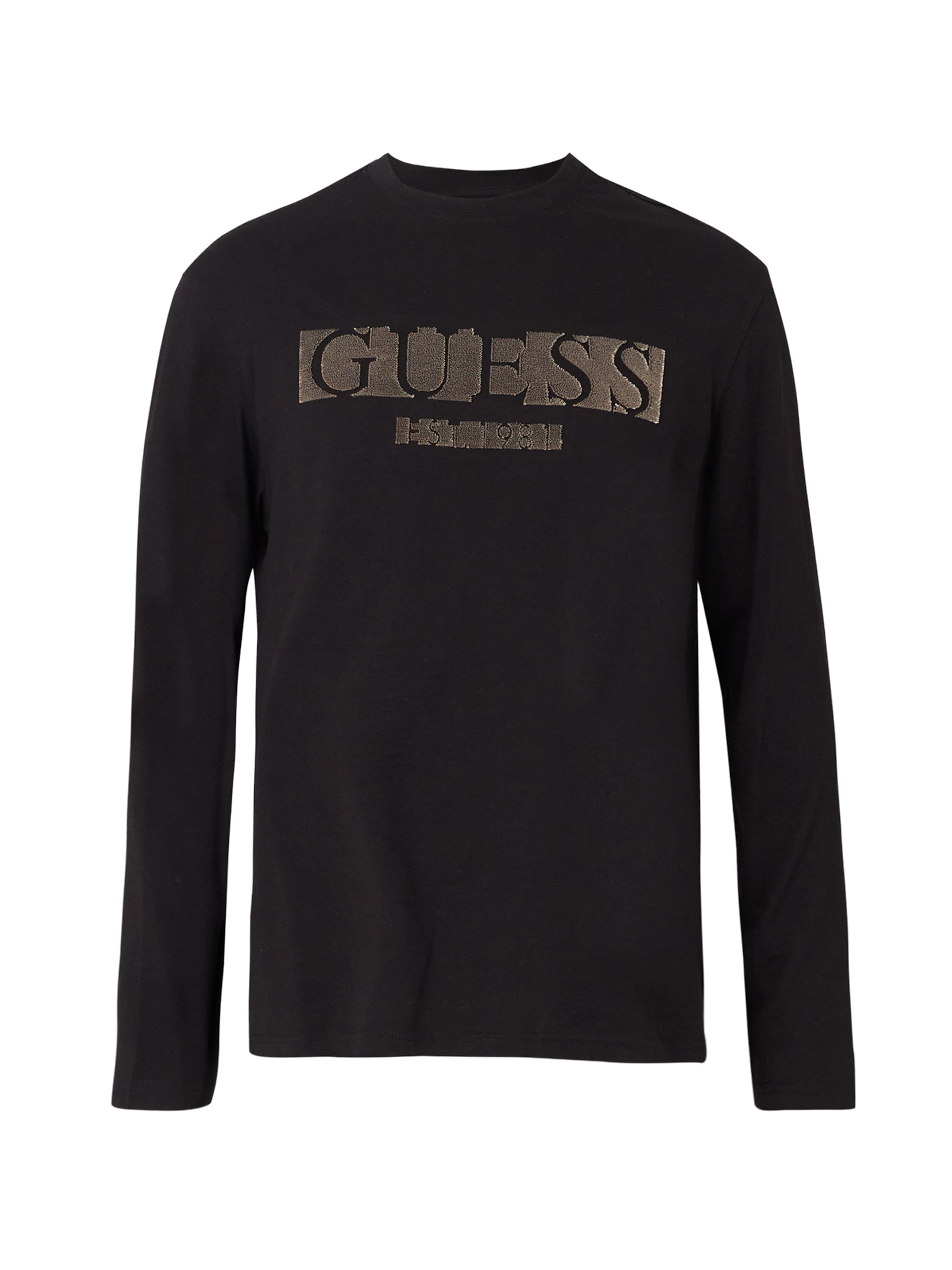 GUESS - Camisa em preto: frente