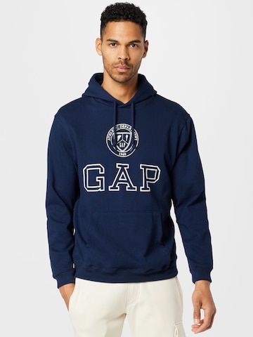 GAP Sweatshirt in Blau: predná strana