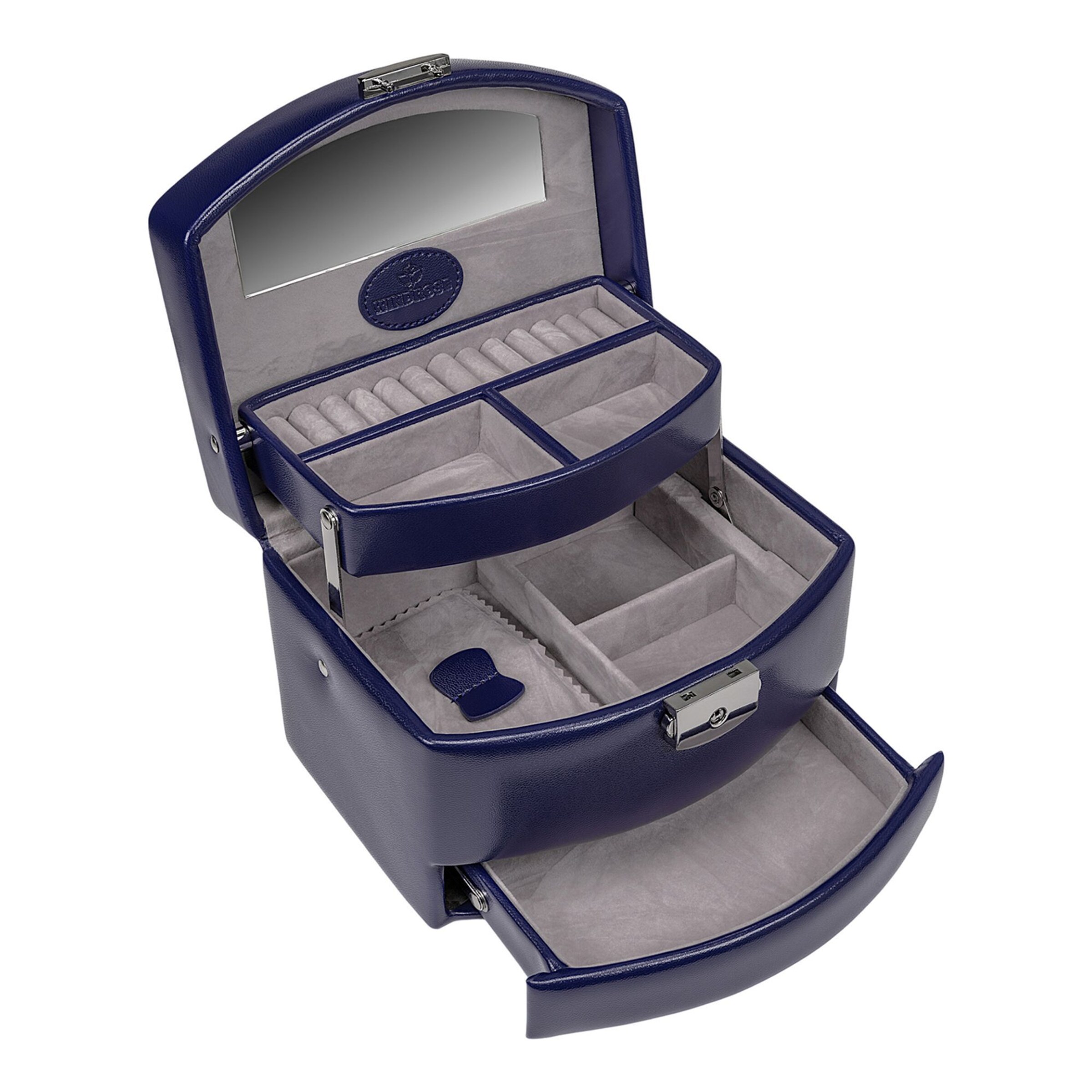 WINDROSE Schmuckkasten in Blau