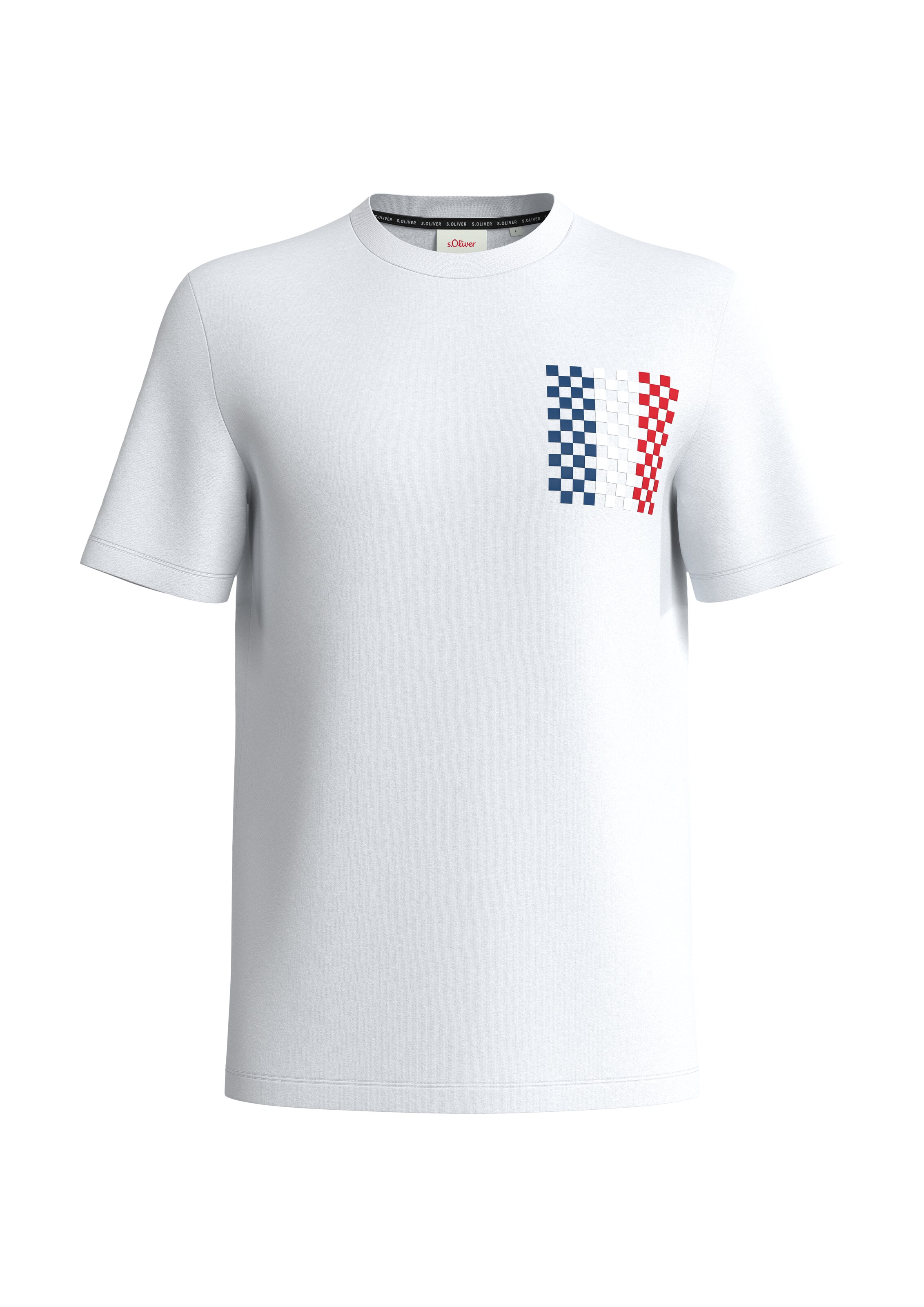 T-Shirt s.Oliver en blanc : devant