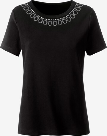 T-shirt heine en noir : devant