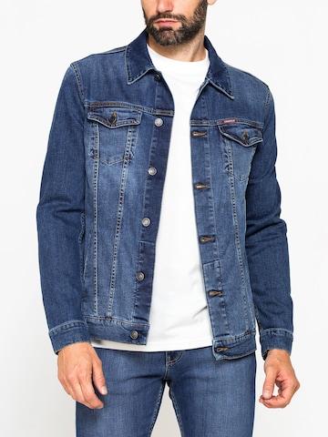 Carrera Jeans Übergangsjacke 'Trucker'‌‌‌‌‌‌‌‌ in Blau