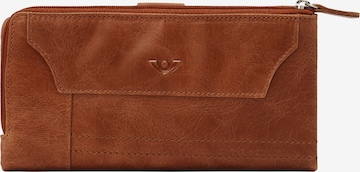 VOi Wallet 'YUKI' in Brown: front
