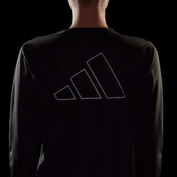 ADIDAS SPORTSWEAR Functioneel shirt 'Run Icons ' in Zwart