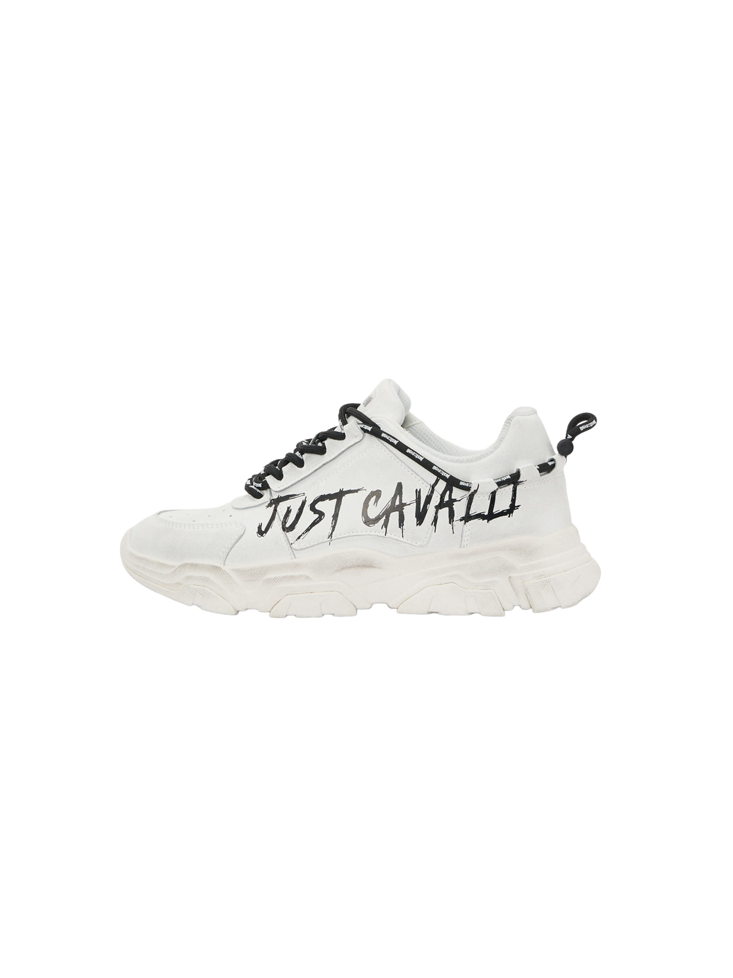 Sneaker bassa 'FONDO LIUK' di Just Cavalli in bianco: frontale