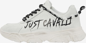 Sneaker bassa 'FONDO LIUK' di Just Cavalli in bianco: frontale