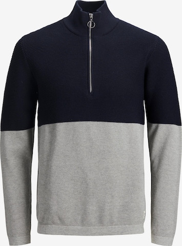 Pull-over 'Brooklyn' JACK & JONES en bleu : devant