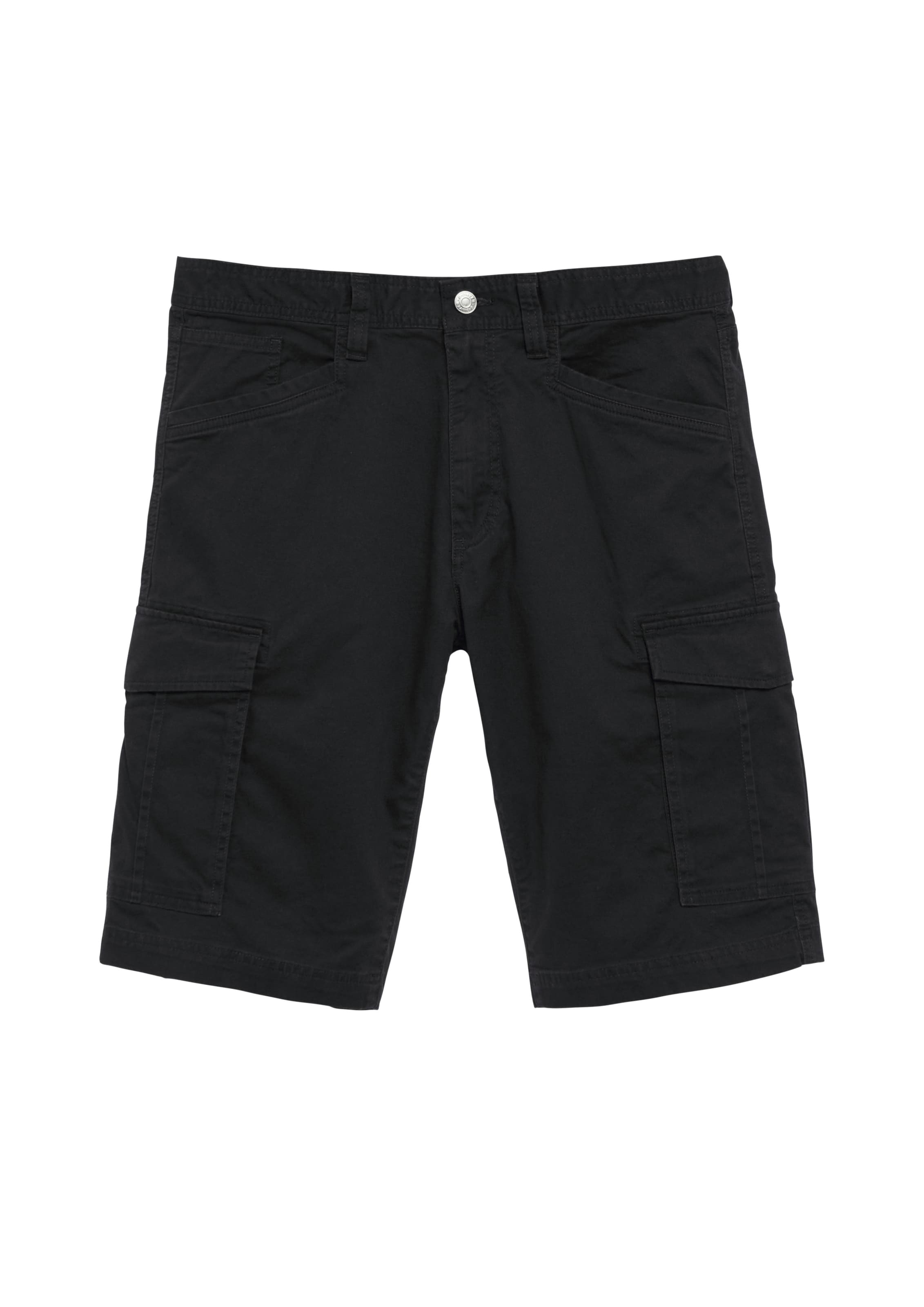 s.Oliver Trousers 'File' in Black: front