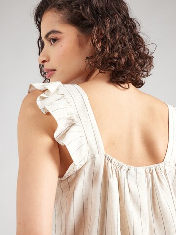 PIECES Bluse 'PCPIA' i beige