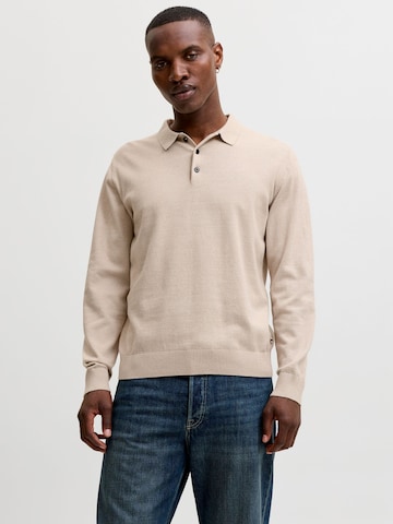 Pullover 'JJEBasic' di JACK & JONES in beige: frontale