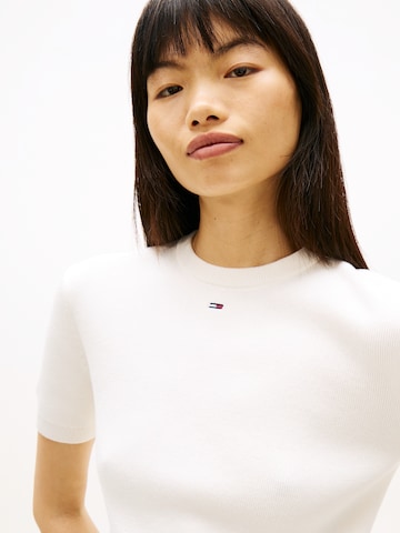 Pull-over 'ESSENTIAL' Tommy Jeans en blanc