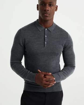 WE Fashion Sweater in Grey: front