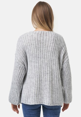 Decay Knit Cardigan in Grey