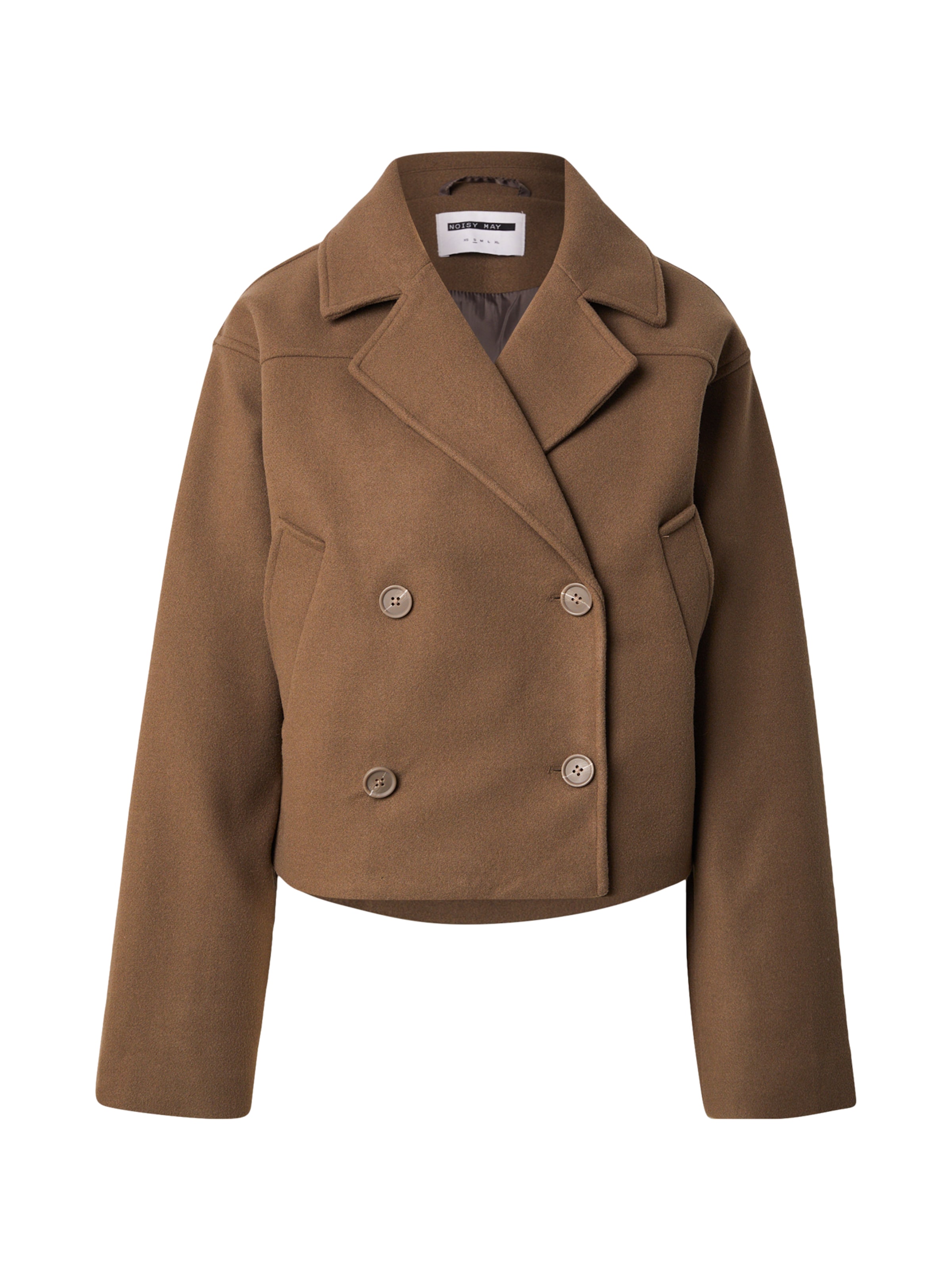 Veste mi-saison Noisy may en marron : devant