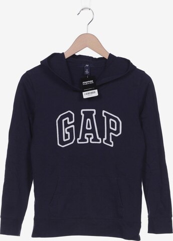 GAP Sweatshirt & Zip-Up Hoodie in S in Blue: front