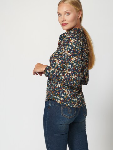 KOROSHI Bluse i blandingsfarvet