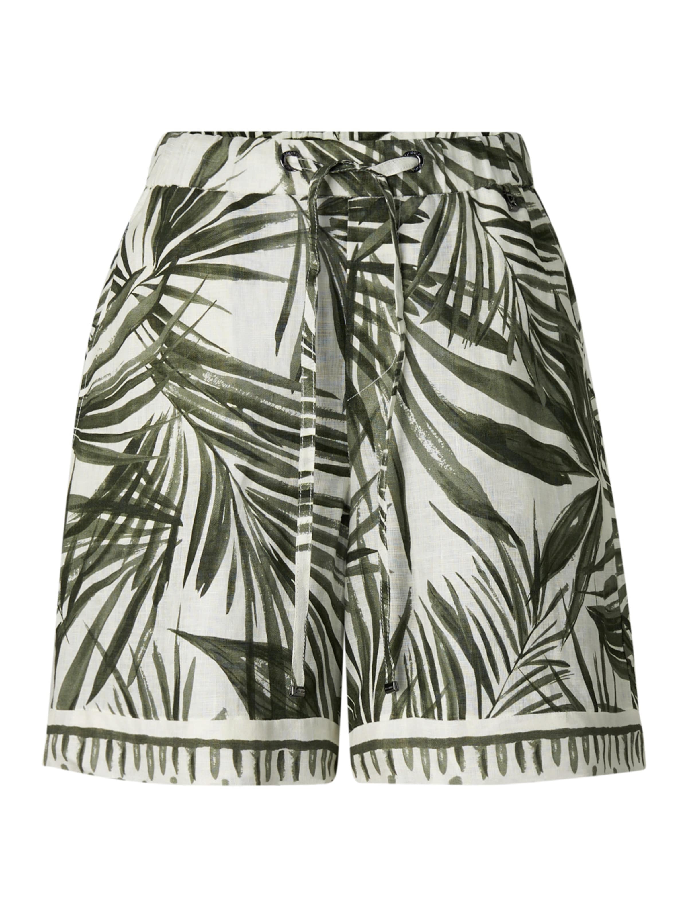 BOGNER Wide Leg Shorts 'Carmel' in Grün: Vorderseite